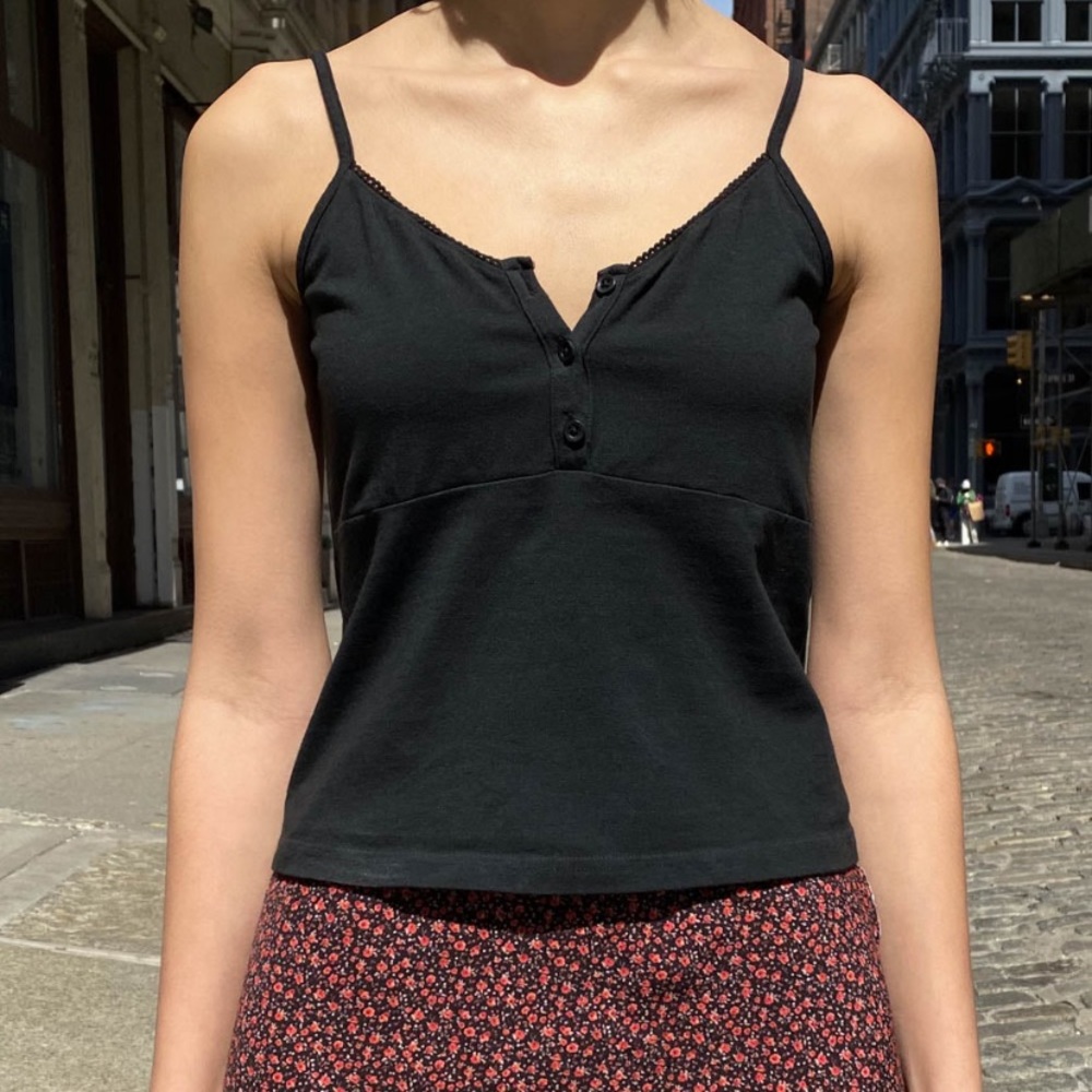 Brandy Melville Tiffany Tank Top in Black